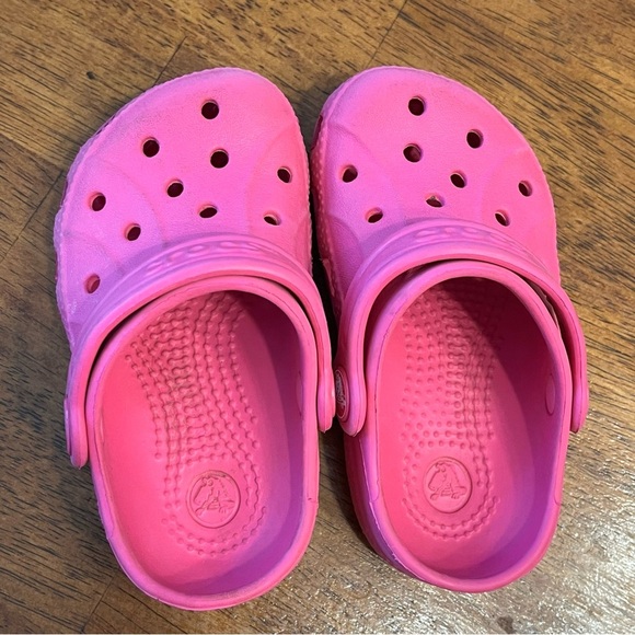 Crocs Dark Pink clog sandal shoe size 6-7 - Picture 10 of 10